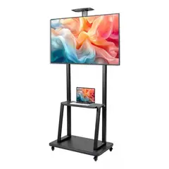 GENERICO - Soporte Base Tv Movil Ruedas 32-70pulg Soporta 55kg altura 145cm