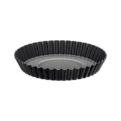 TRAMONTINA - Molde para Tarta Brasil en aluminio con revestimiento interno y externo antiadherente Starflon Max grafito 26 cm 1,8 L