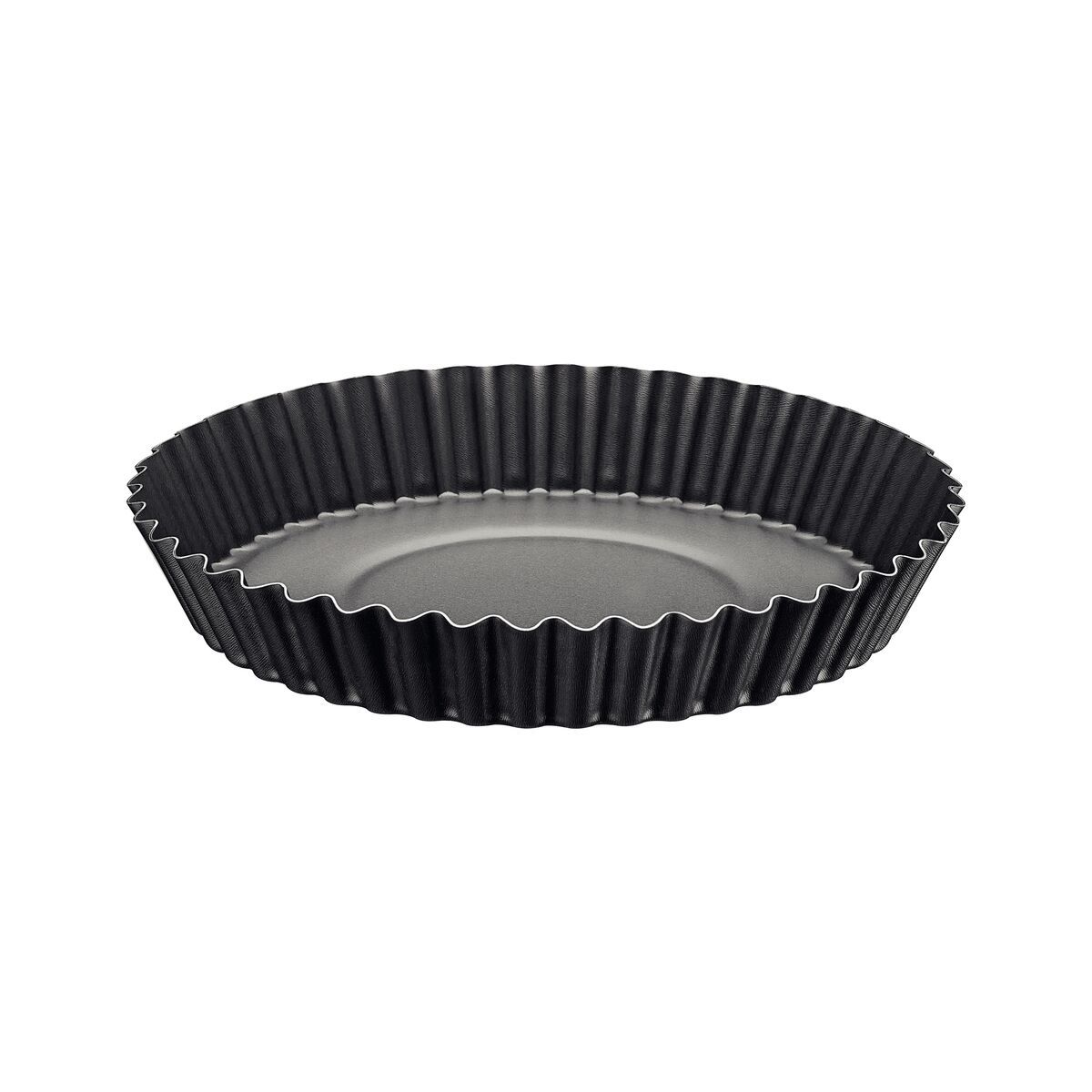 TRAMONTINA - Molde para Tarta Tramontina Brasil en aluminio con revestimiento interno y externo antiadherente Starflon Max grafito 26 cm 1,8 L