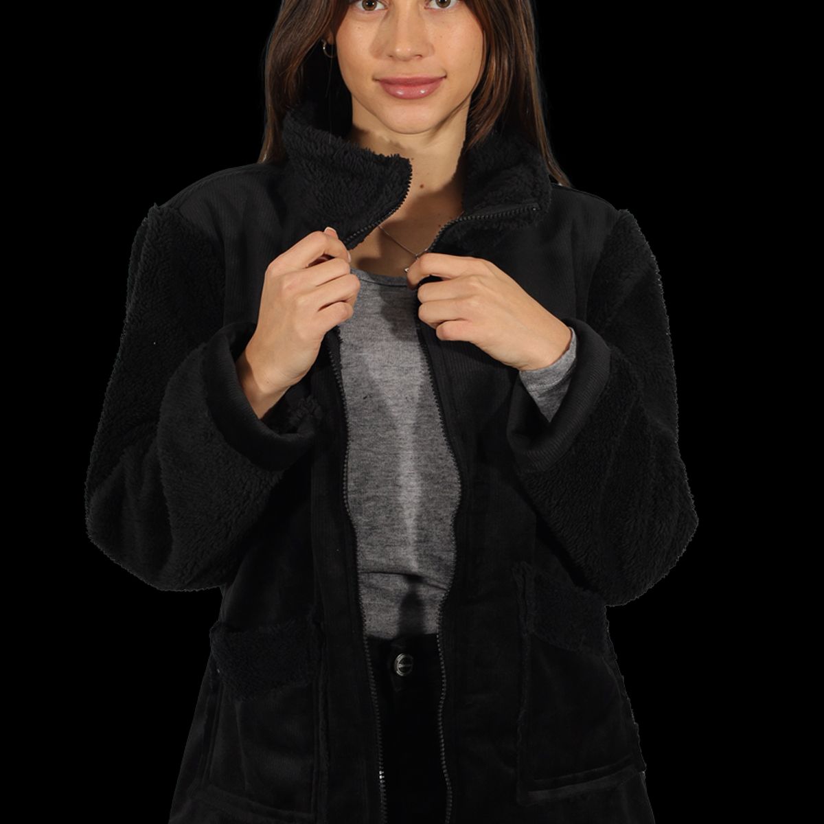 DIVINO JEANS - Chaqueta Tyta I Negro Divino Jeans