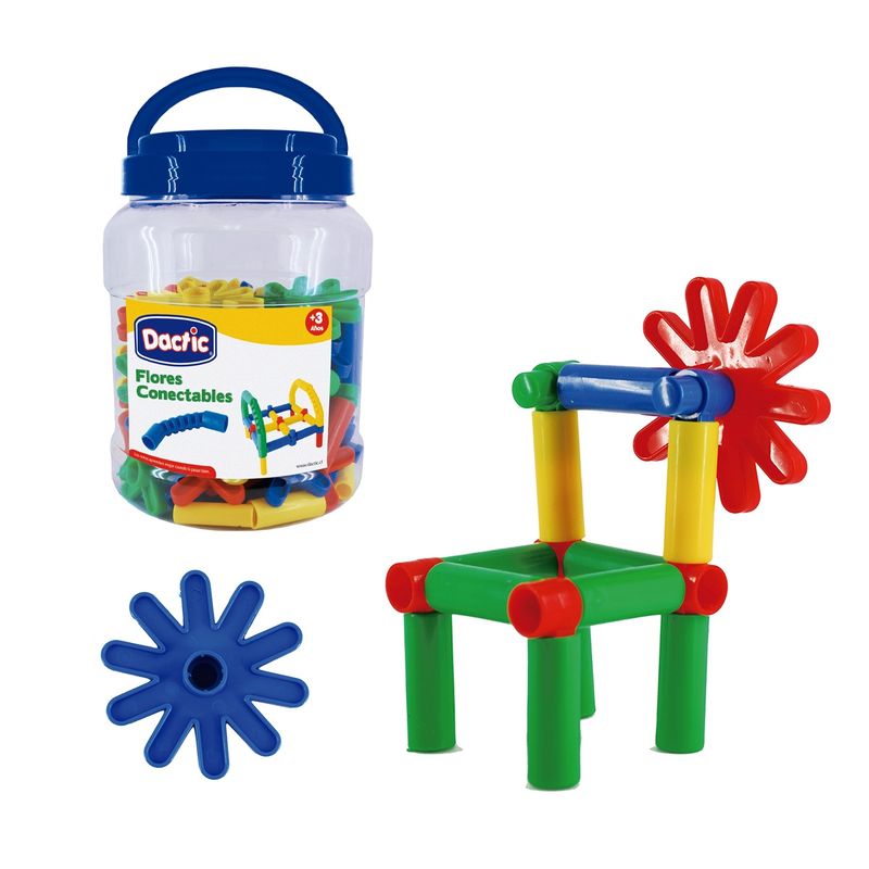 DACTIC - CONECTABLE FLOR PLÁSTICO 80 UND DACTIC