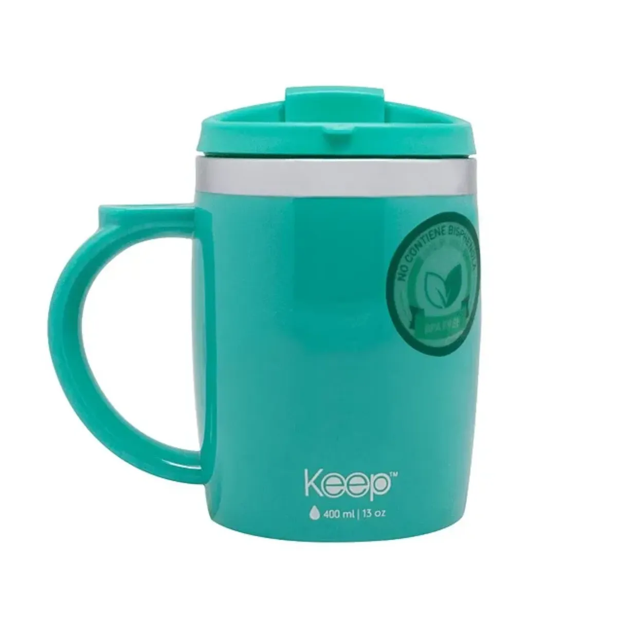 KEEP - Mug Termo Colores 400ml keep -CELESTE
