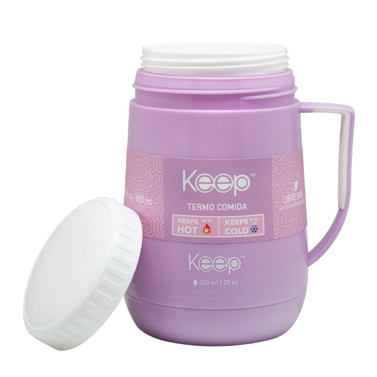 KEEP - Termo Comida Pp Keep 600 Ml - LILA