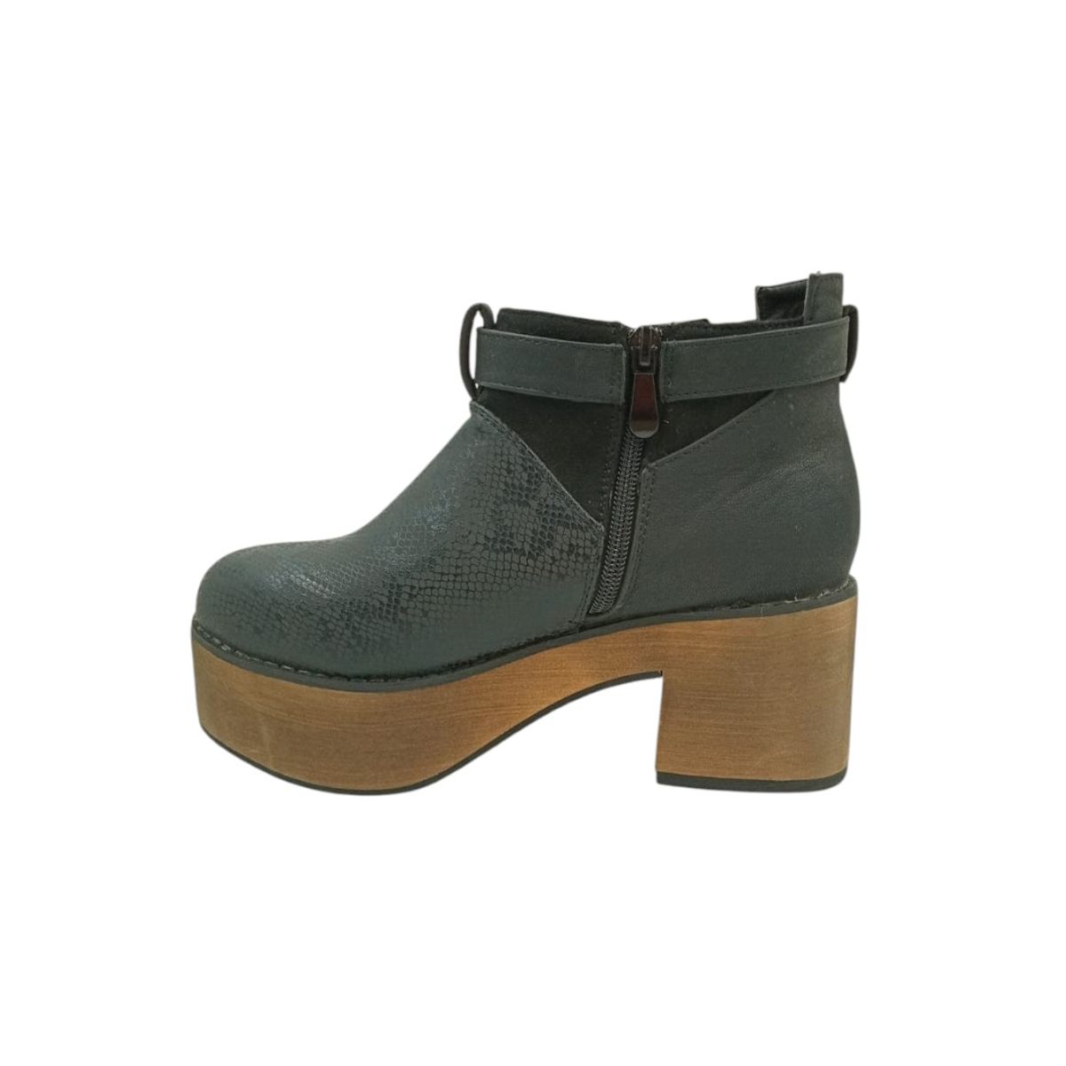 HERIEL - Botín Negro Plataforma Mujer