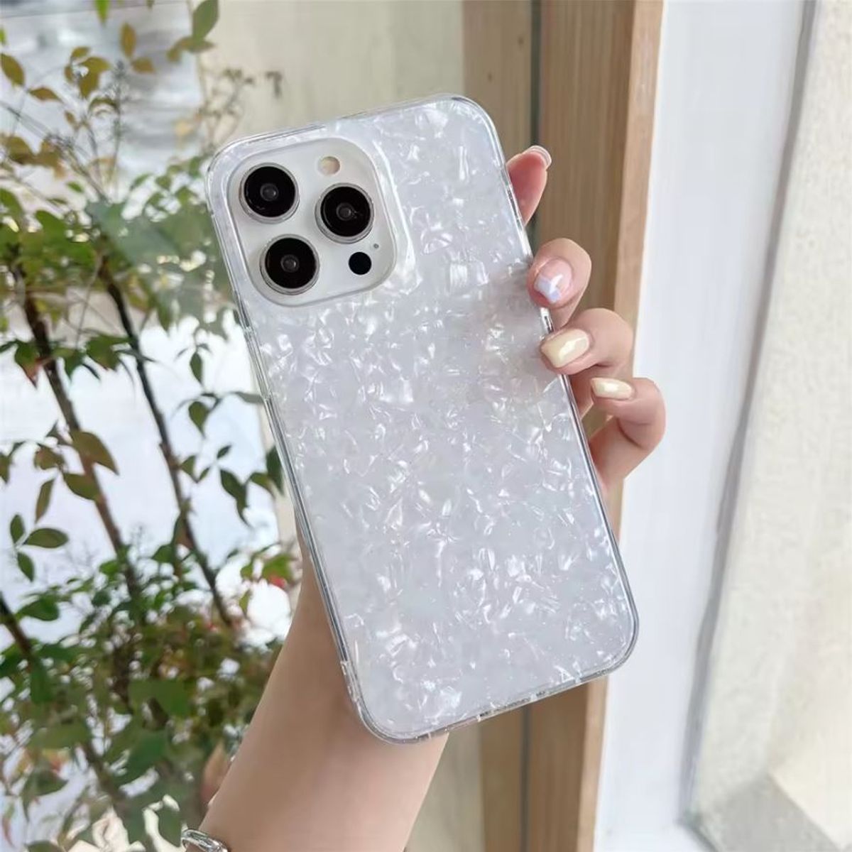 GENERICO - Carcasa Vanan Shine Brillante Para iPhone 13 / 14 Blanco