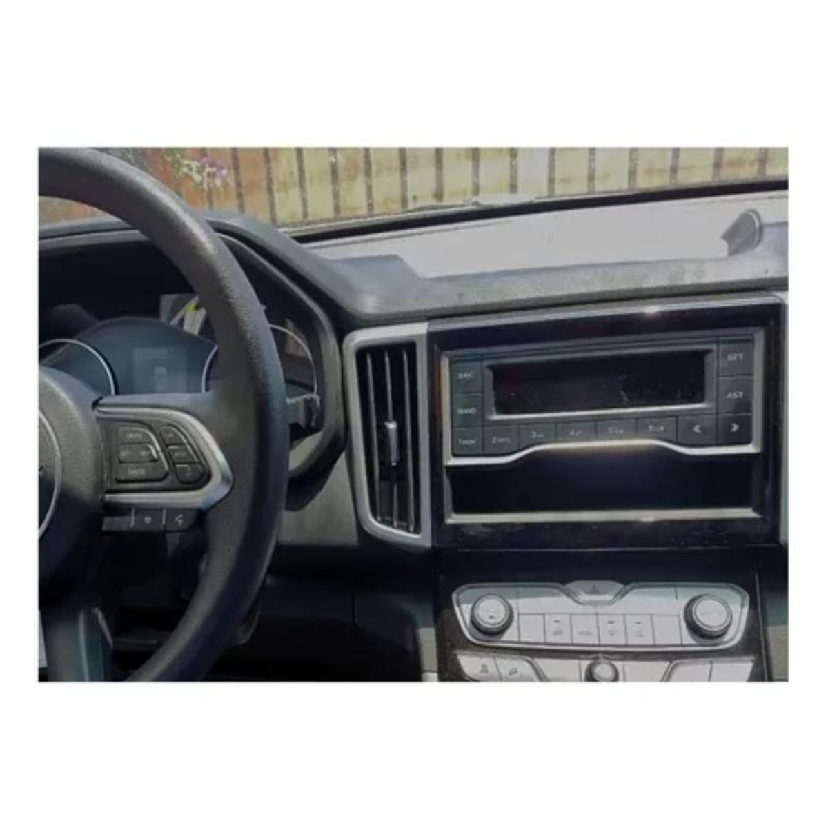 GENERICO - Bisel Great Wall Poer 2020+ Adaptador Radio 9 Pulgadas Negro