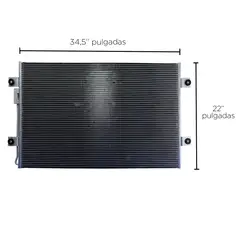 AMERICAN AIR - Condensador De Ac para FREIGHTLINER CASCADIA 08-17 CORONADO.