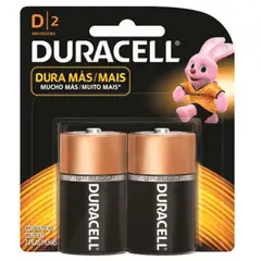 DURACELL - Pila Alcalina Cb 2d Fx - Negro