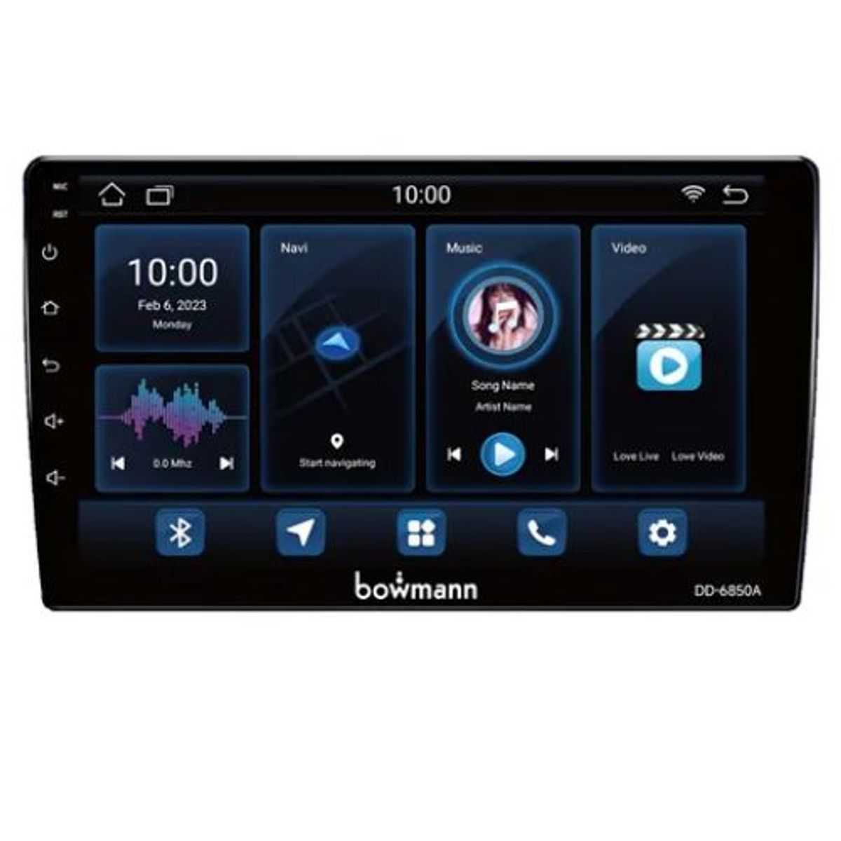 BOWMANN - Radio Auto Android Bowmann 2 Din 9'' Hd Wifi Gps Dd-6850A