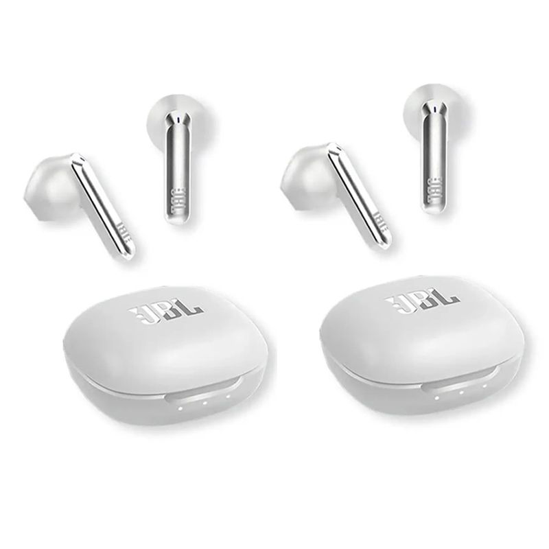JBL - Set 2 Audífonos Bluetooth JBL T280TWS X2-Blanco