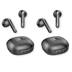 JBL - Set 2 Audífonos Bluetooth T280TWS X2-Negro