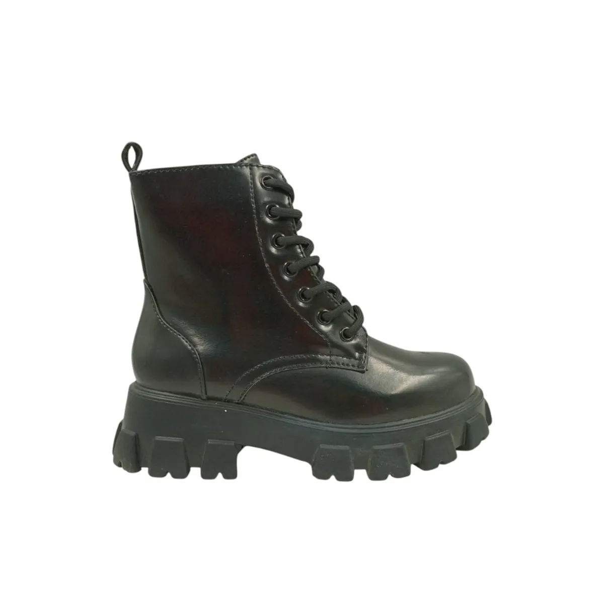 HERIEL - Botín Negro Plataforma Mujer