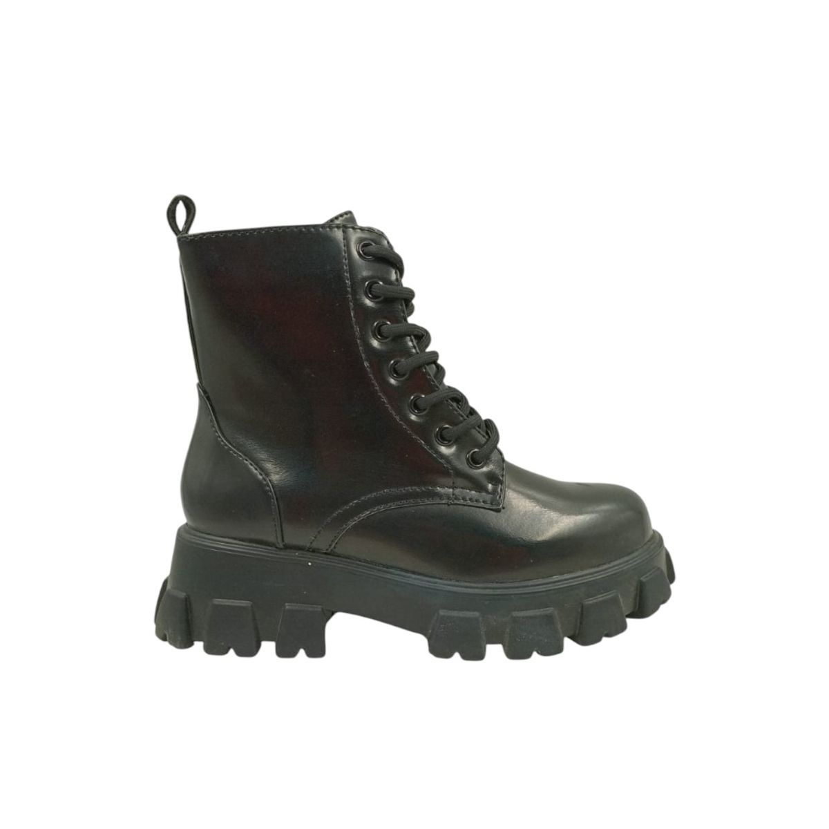 HERIEL - Botín Negro Plataforma Mujer