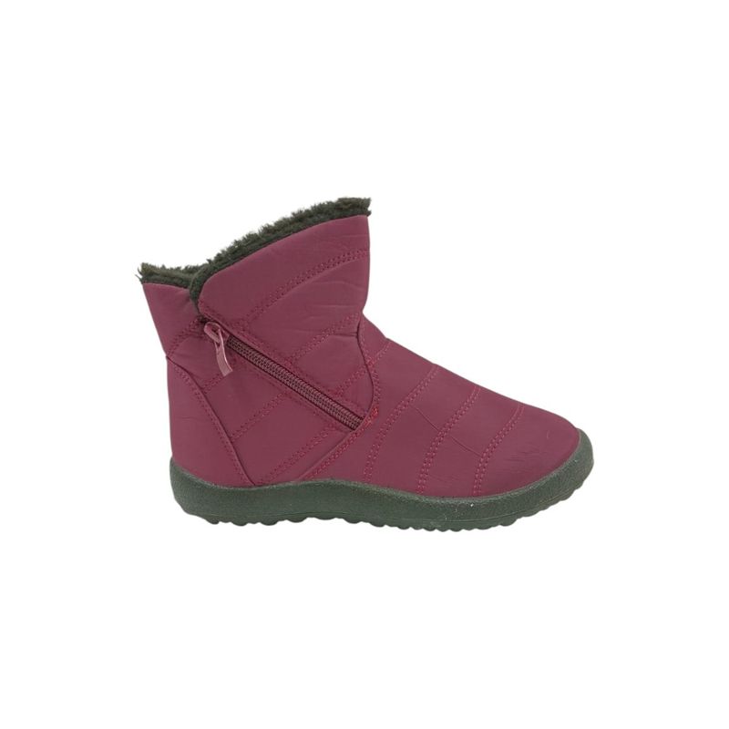 HERIEL - Bota Burdeos Impermeable Mujer