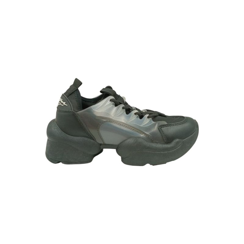 HERIEL - Zapatilla Negra Plataforma Mujer