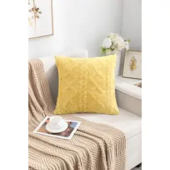GENERICO - PACK / 2 FUNDAS PARA COJÍN ESTILO TRENZA