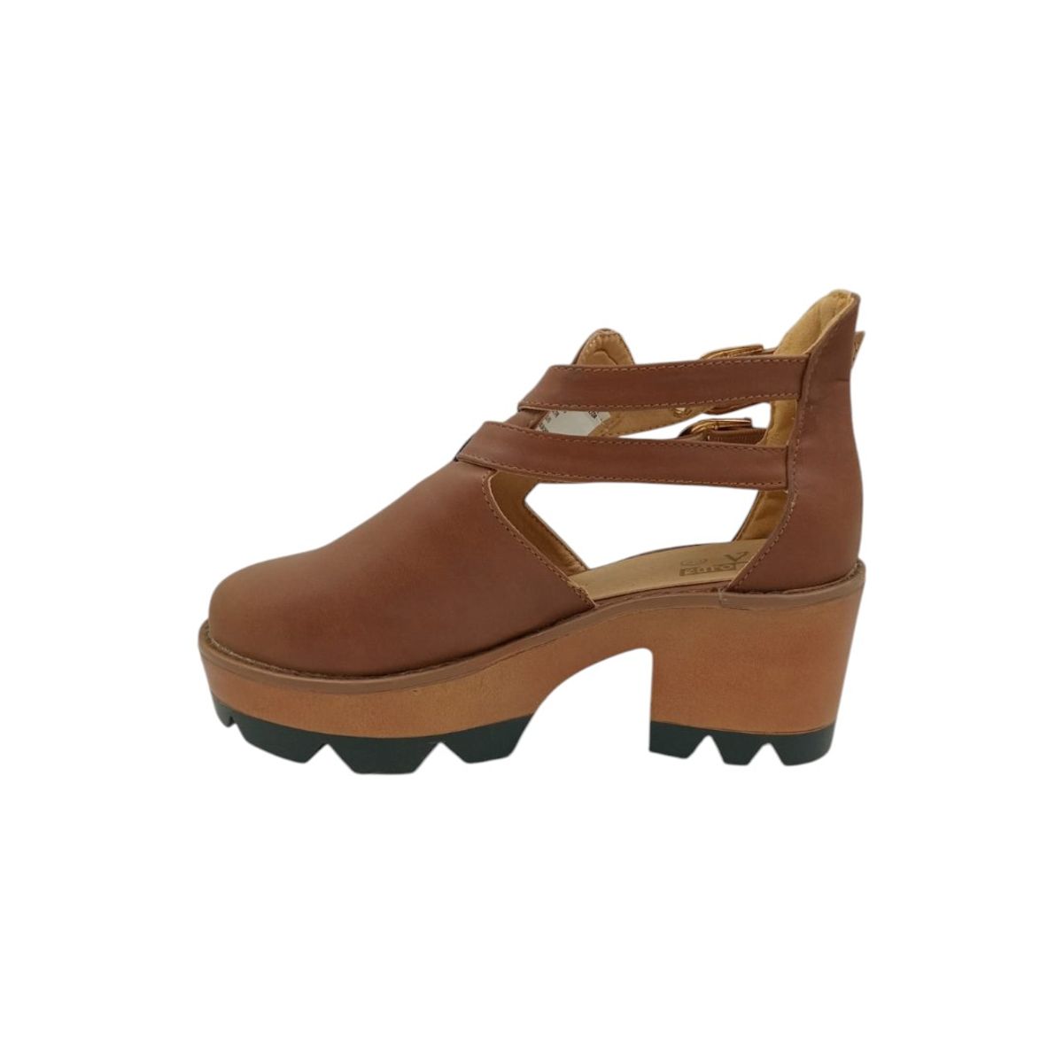 HERIEL - Zapato Café Plataforma Mujer