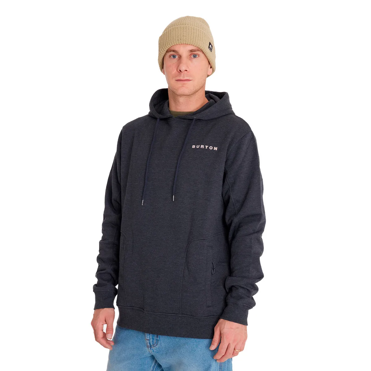 BURTON - Polerón Hombre Hoodie Negro BURTON
