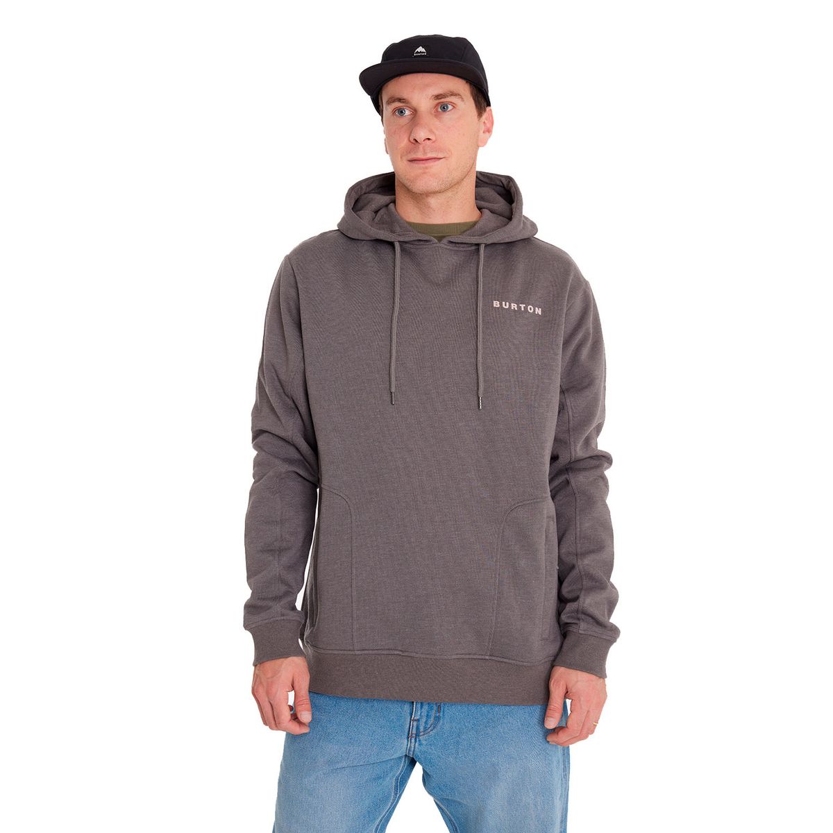 BURTON - Polerón Hombre Hoodie Gris BURTON