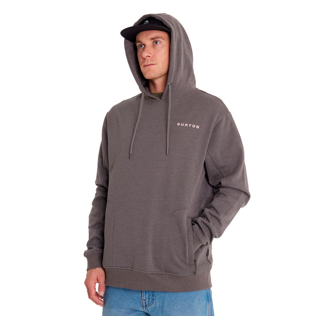 BURTON - Polerón Hombre Hoodie Gris BURTON