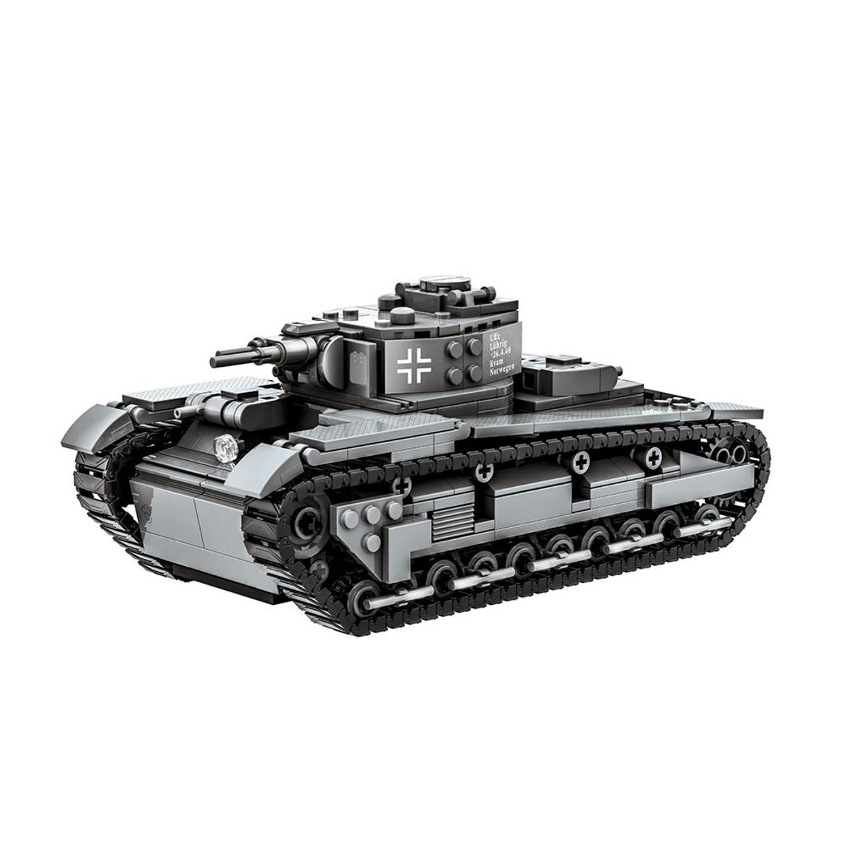 GENERICO - Tanque Militar Alemán Armable 673 pzs.