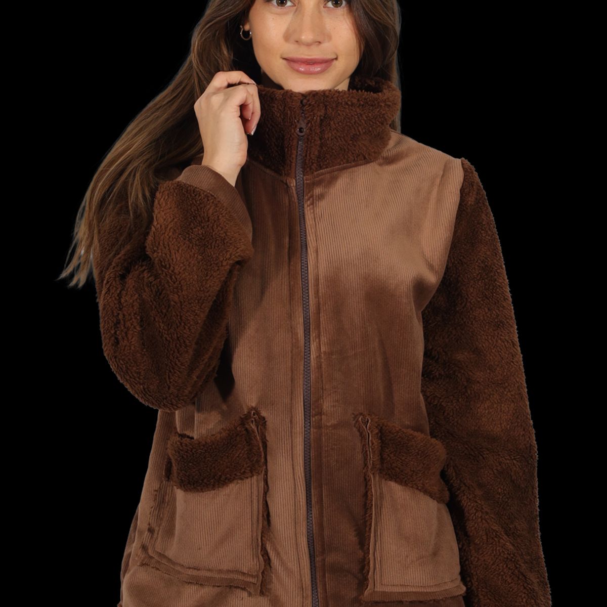 DIVINO JEANS - Chaqueta Tyta III Cafe Divino Jeans