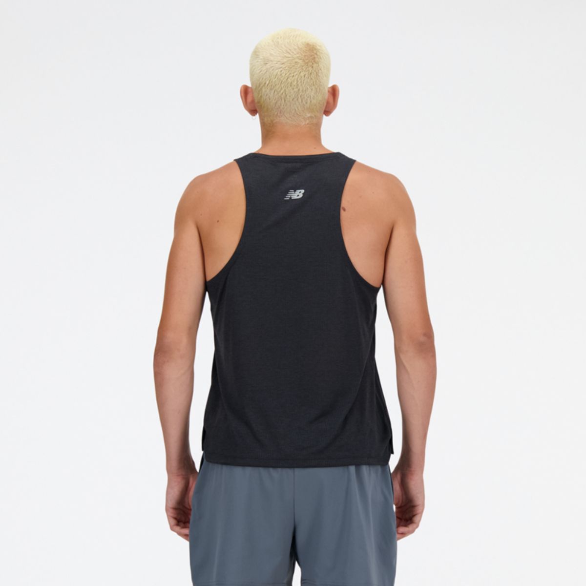 NEW BALANCE - Polera Sin Mangas Hombre New Balance Negro