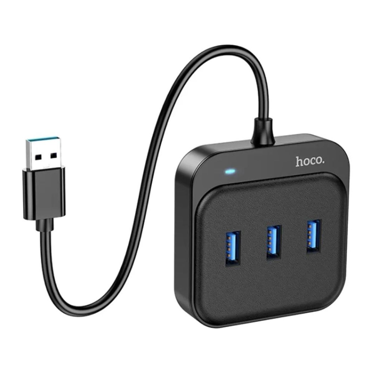 HOCO - Hub Multipuertos Usb 3 Puertos Usb 2.0 1 Puerto Usb 3.0