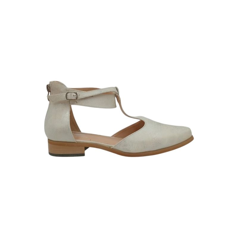 HERIEL - Zapato Blanco Bajo Mujer