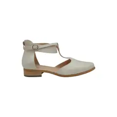 HERIEL - Zapato Blanco Bajo Mujer