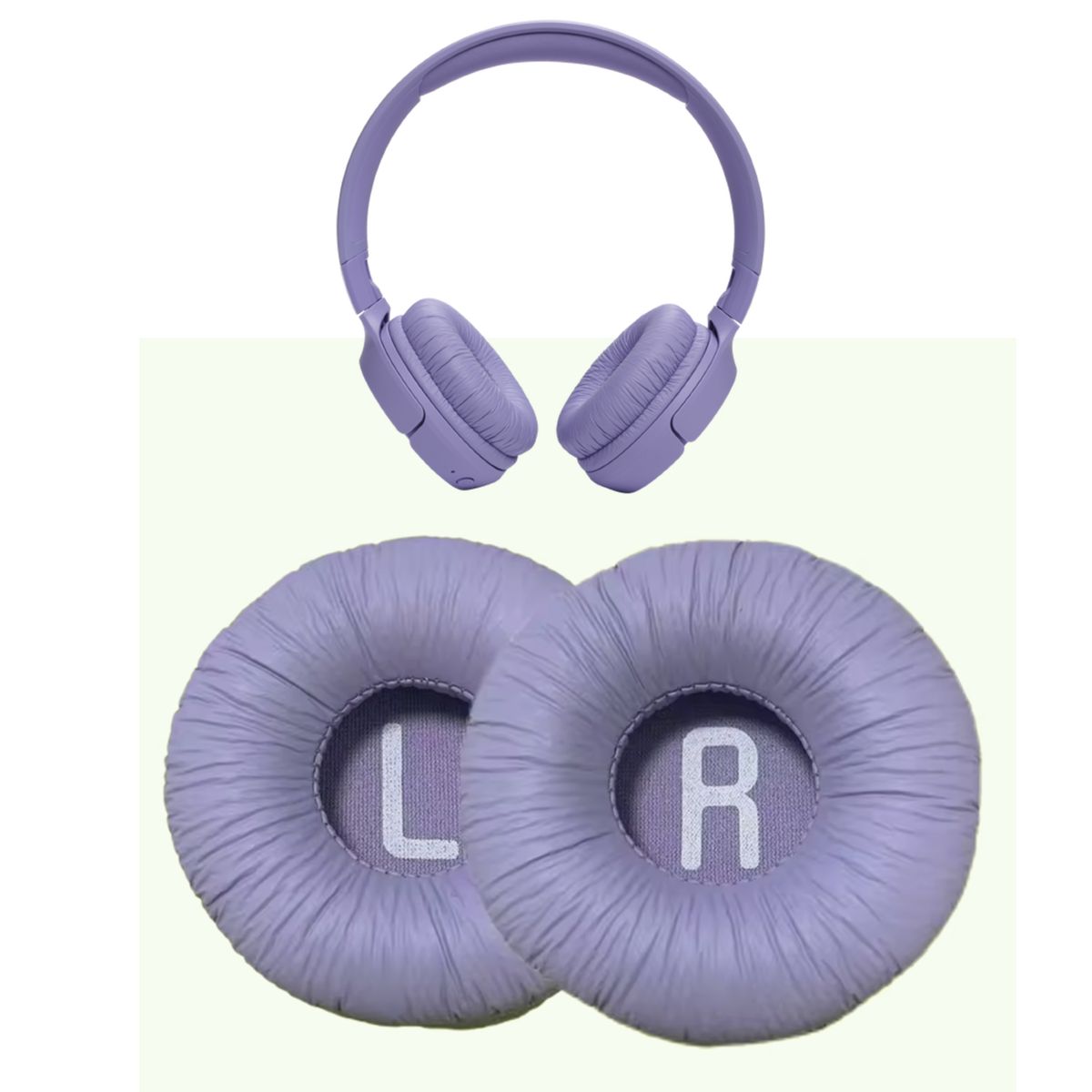 GENERICO - Almohadillas Compatibles para JBL T450 500 510 600 Violeta