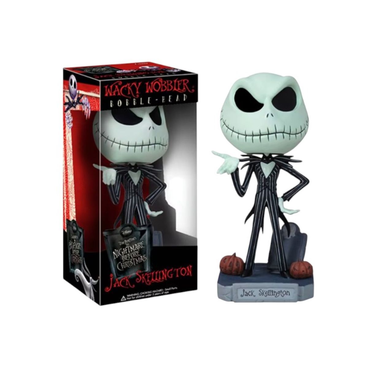 GENERICO - Figura Jack Skellington El Extraño Mundo De Jack Bobble Head