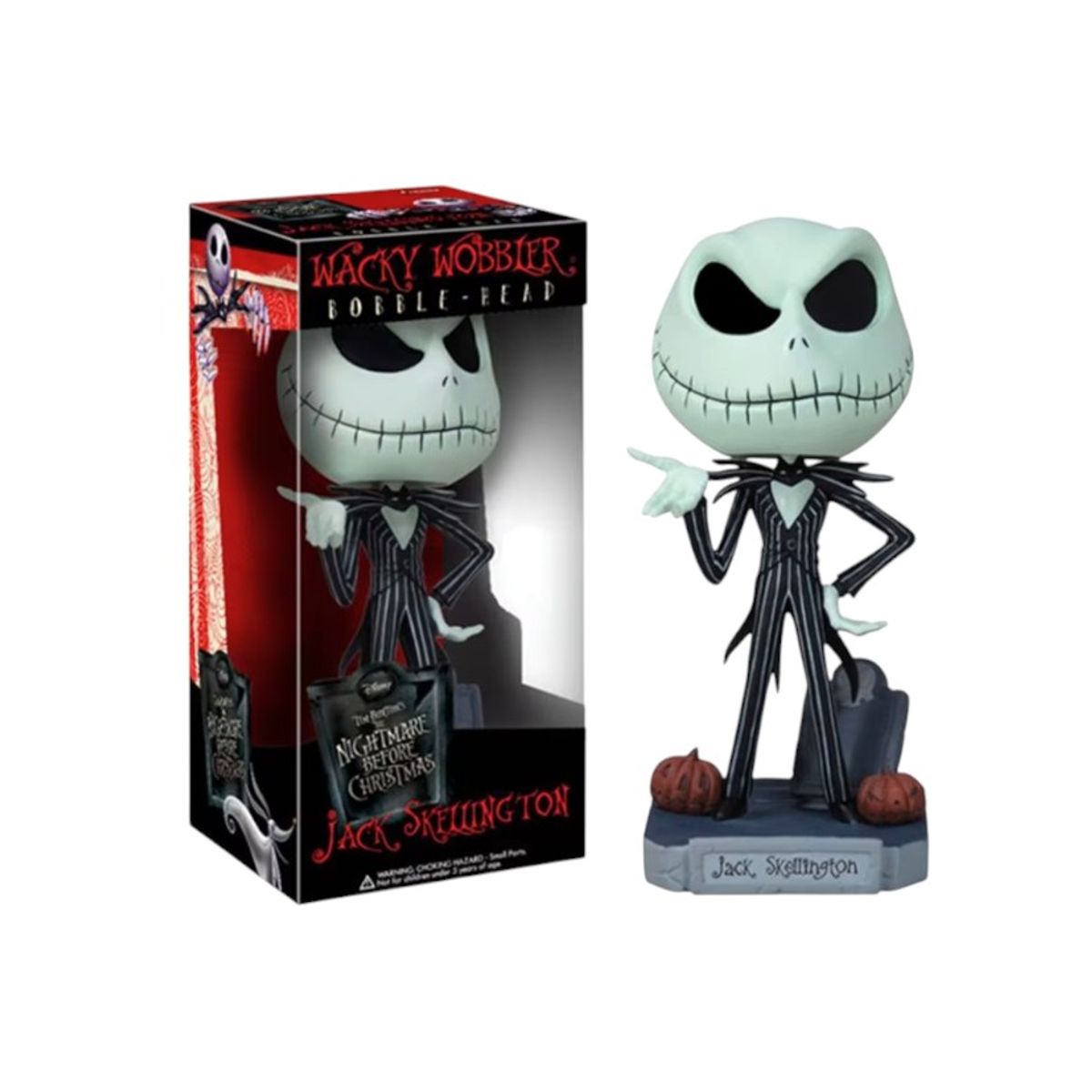 GENERICO - Figura Jack Skellington El Extraño Mundo De Jack Bobble Head