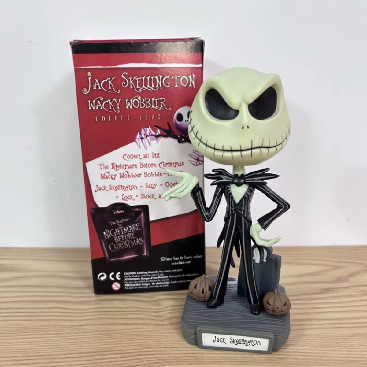GENERICO - Figura Jack Skellington El Extraño Mundo De Jack Bobble Head
