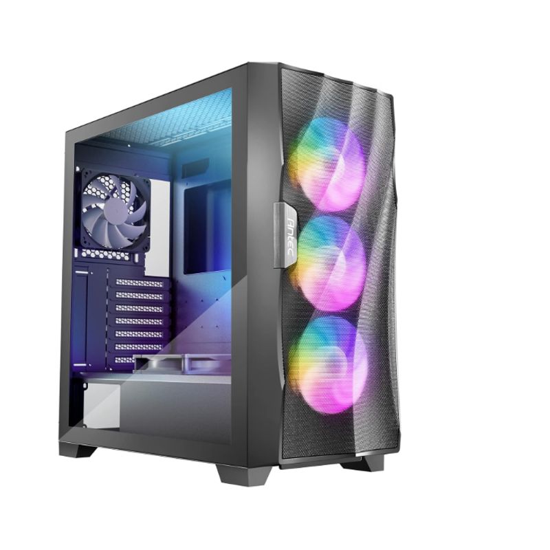 GENERICO - Gabinete Antec DF700 FLUX - S/Fuente - ATX - Negro - Incluye 3 Fan.