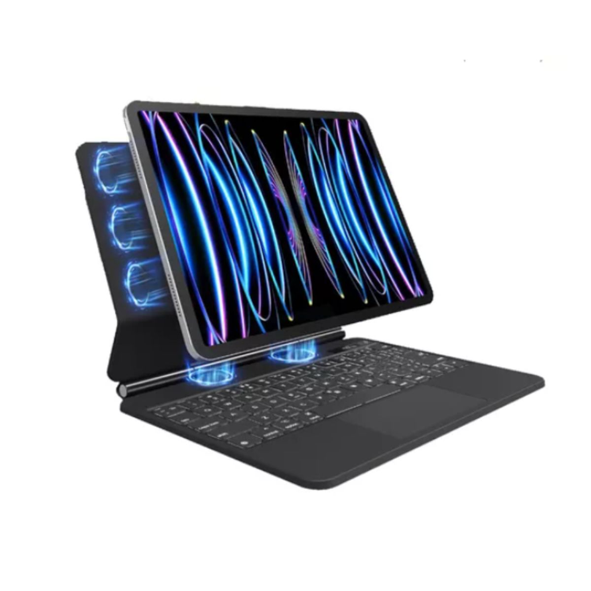 GENERICO - Teclado Magic Keyboard Español Para iPad 10.9 / 11 / 11 Pro