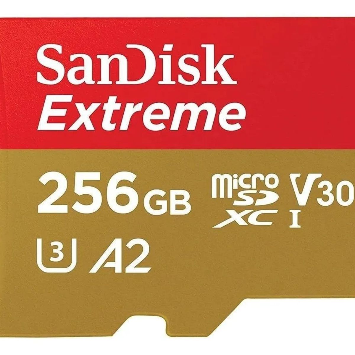 SANDISK - Tarjeta MicroSD 256GB Sandisk Extreme UHS-I U3 A2 Adaptador