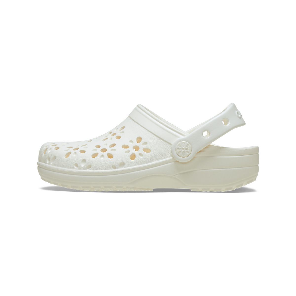 CROCS - Zueco Crocs Niñas Pequeñas Classic Floral Beige CROCS