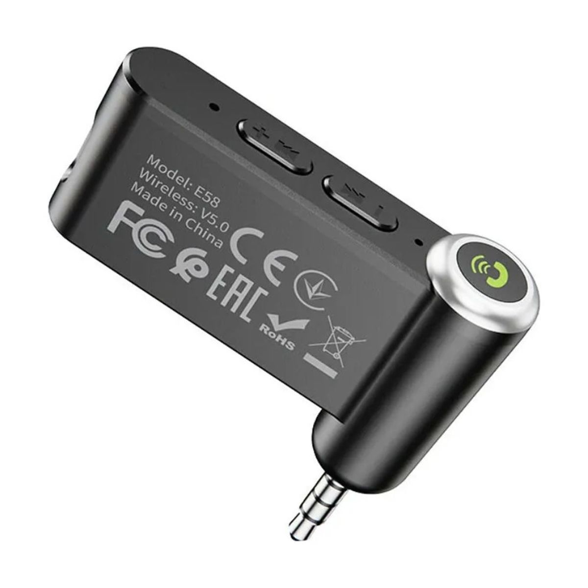 HOCO - Receptor Bluetooth Auxiliar Con Manos Libres Para Auto