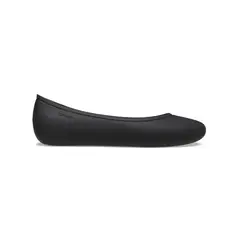 CROCS - Ballerina Mujer Brooklyn Flat Negro