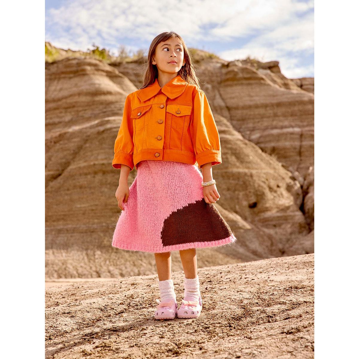 CROCS - Zueco Crocs Niñas Grandes Classic Clog Rosa Pastel CROCS