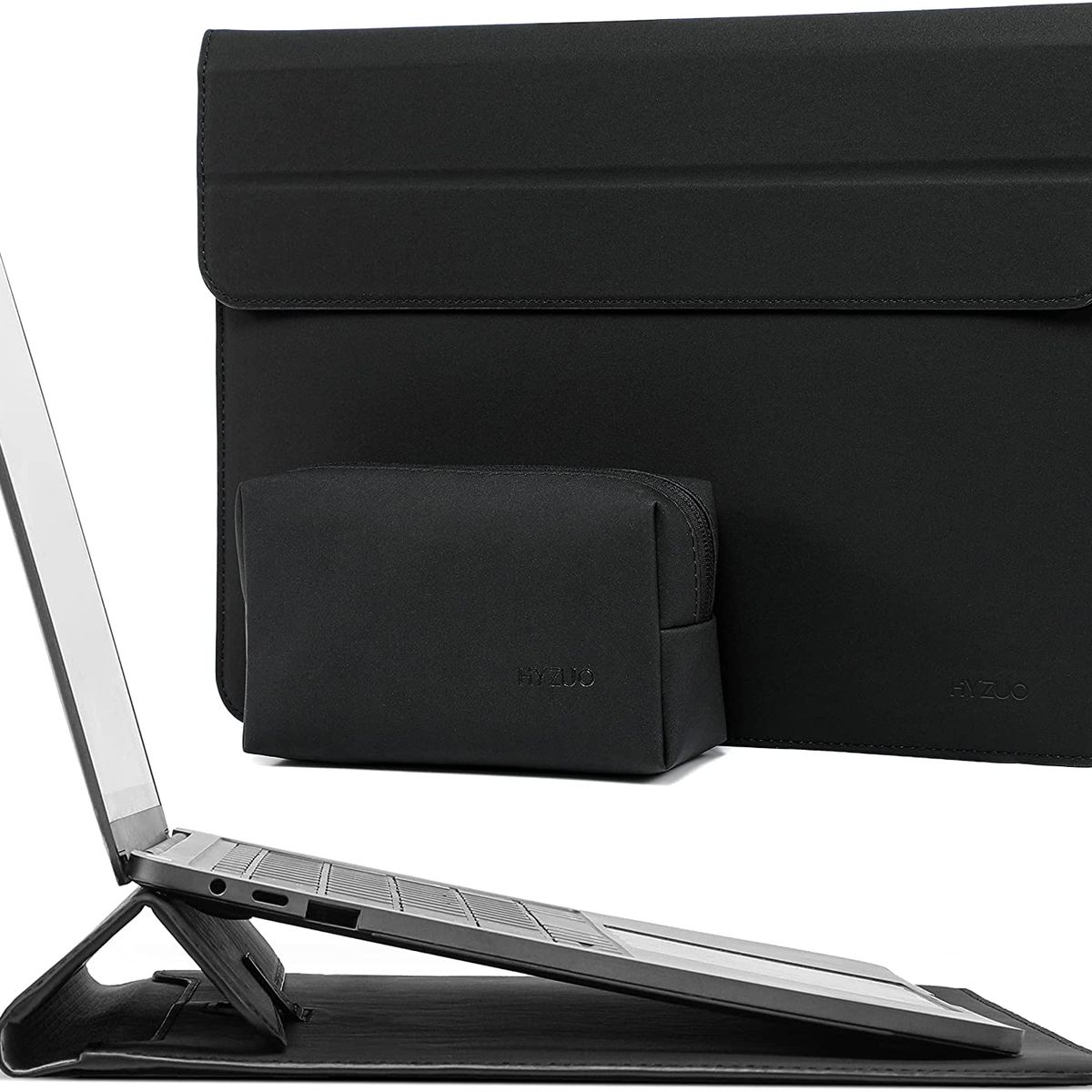 PUREPOWER - Funda Protectora Compatible con MacBook AirPro13 y 14-negro