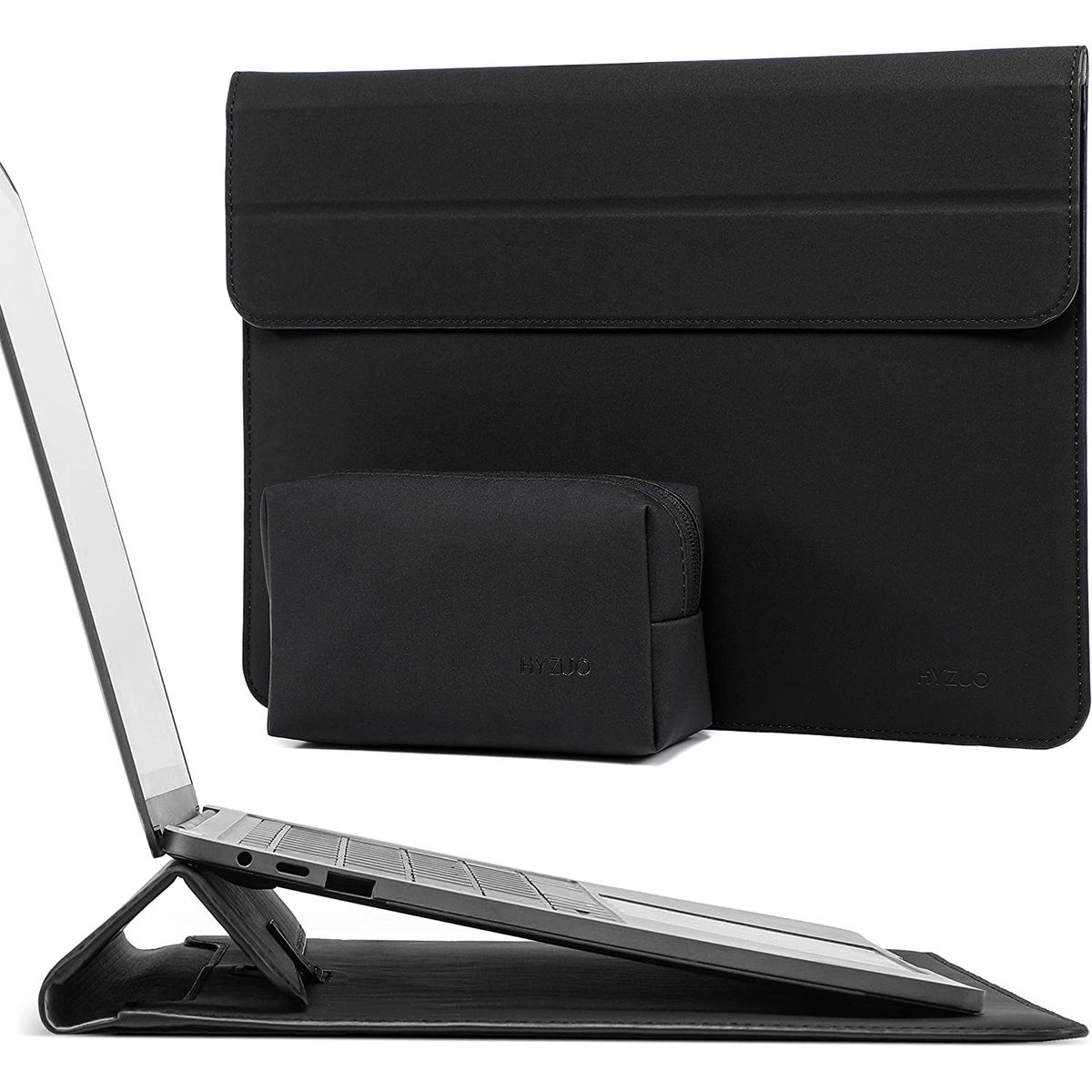 PUREPOWER - Funda Protectora Compatible con MacBook AirPro13 y 14-negro