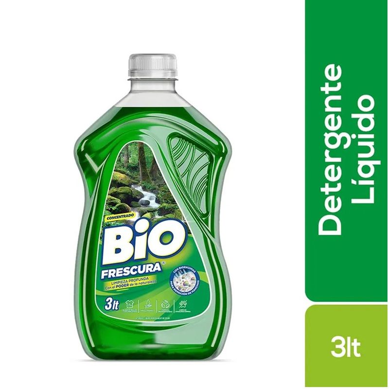 BIOFRESCURA - Detergente Liquido Bio Frescura Bosque Nativo 3l