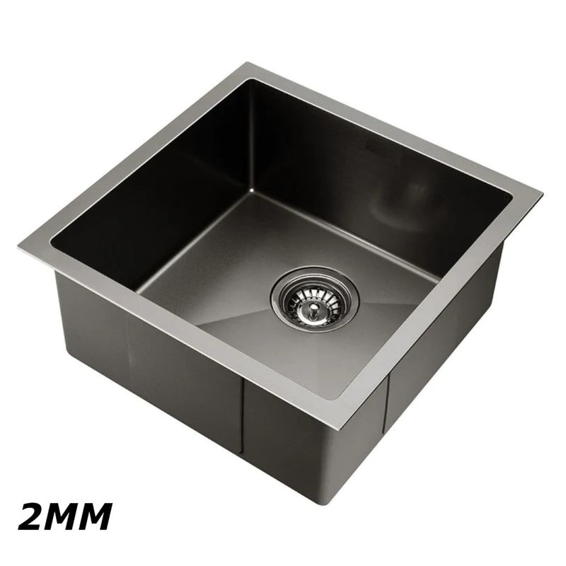OEM - LAVAPLATOS DEKORA 44X44 CM 2MM ESPESOR COLOR NEGRO