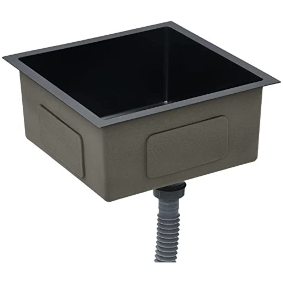 OEM - LAVAPLATOS DEKORA 44X44 CM 2MM ESPESOR COLOR NEGRO