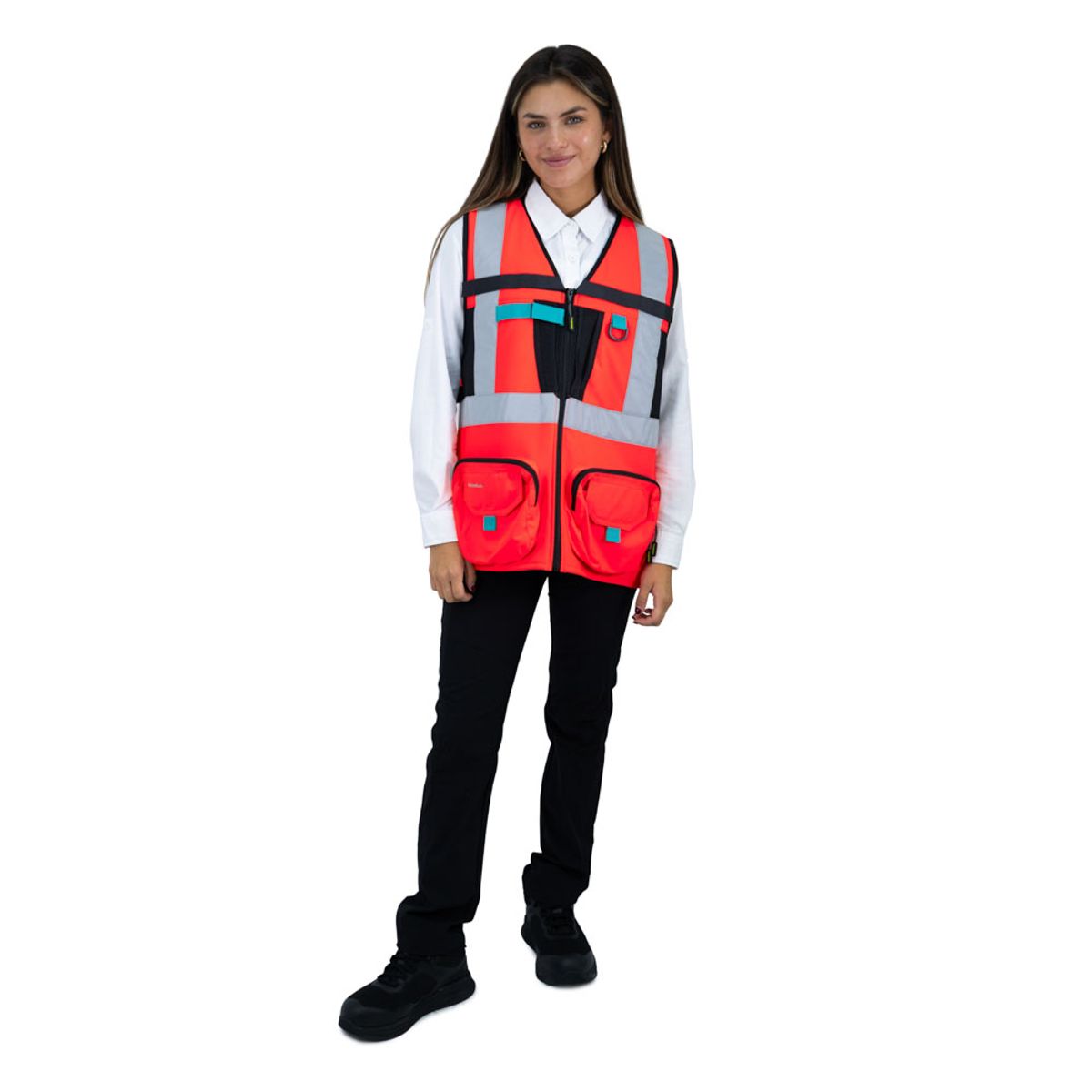 ALASKA - Chaleco Geologo Alaska Xpert Mujer Rojo
