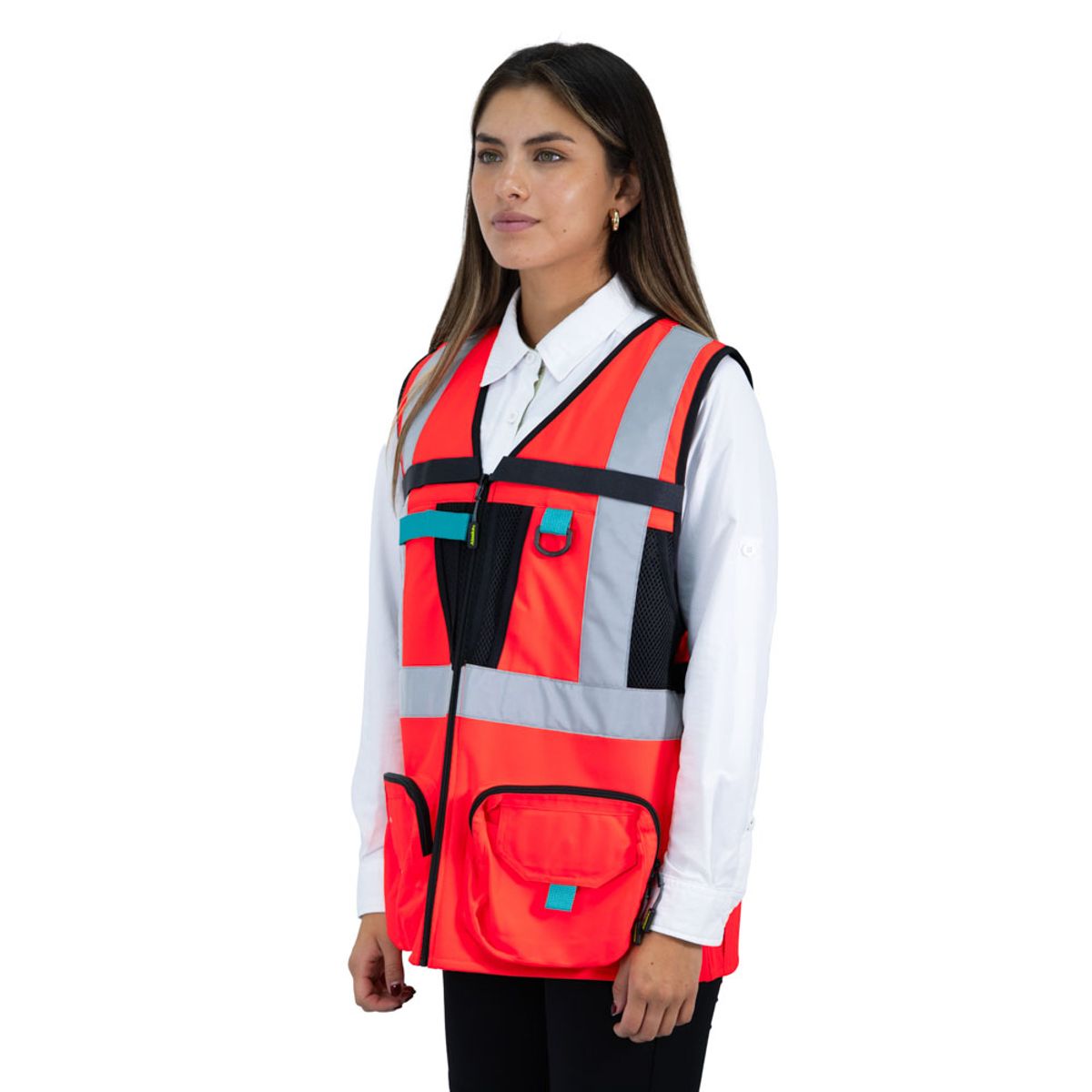 ALASKA - Chaleco Geologo Alaska Xpert Mujer Rojo