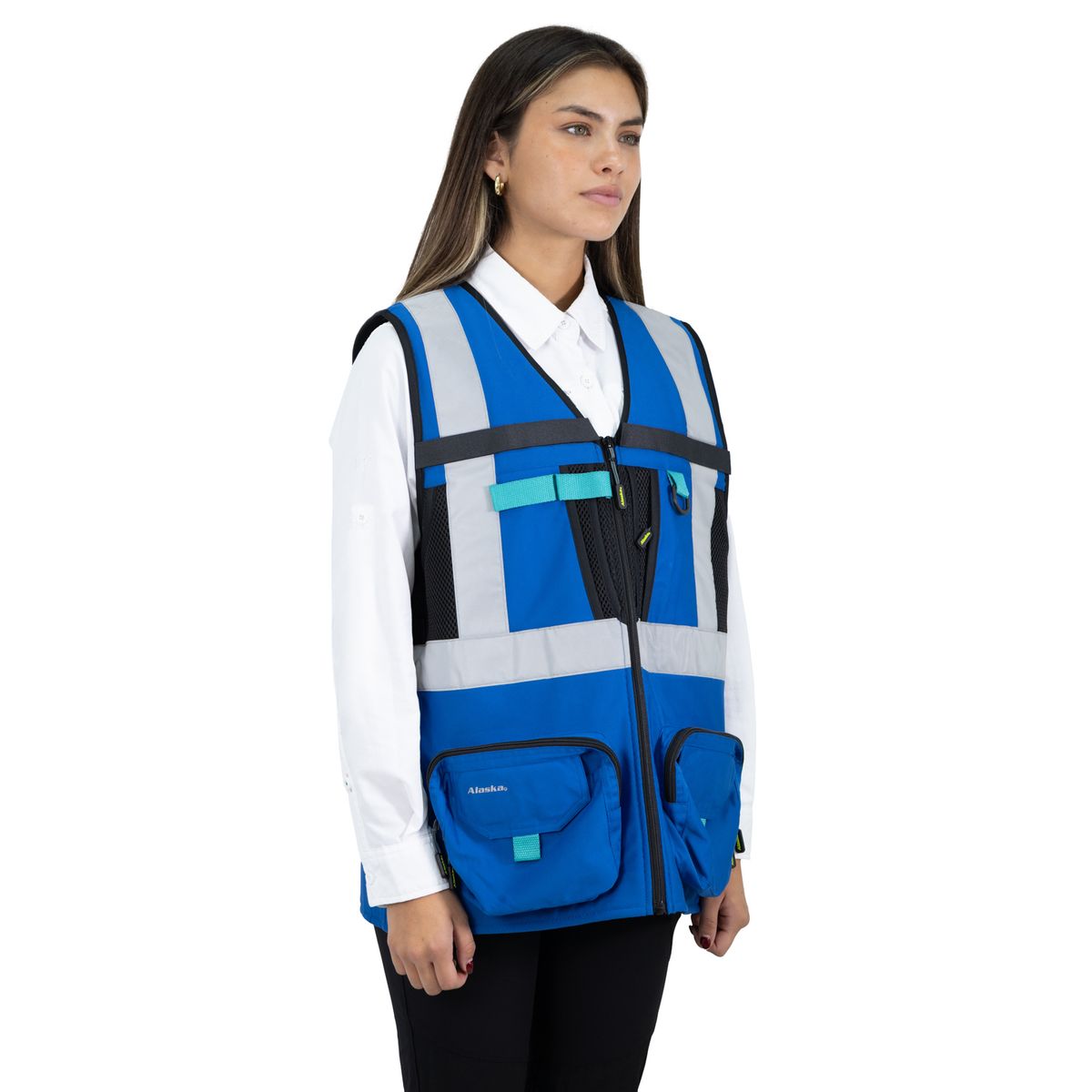 ALASKA - Chaleco Geologo Alaska Xpert Mujer Azul