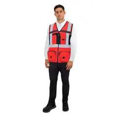 ALASKA - Chaleco Geologo Xpert Hombre Rojo